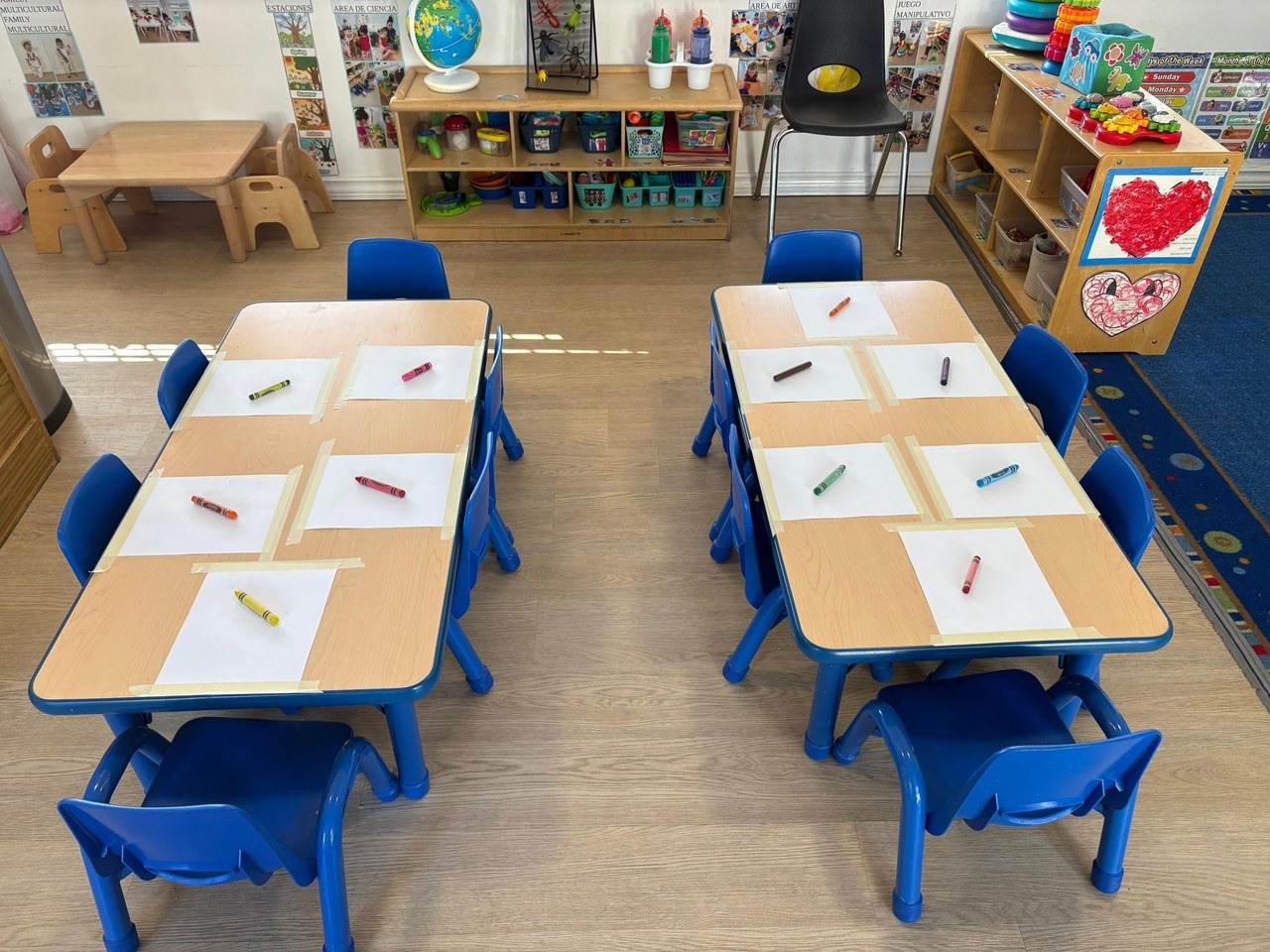 Bright, colorful Kids Small World classroom ready for a day of hands-on learning